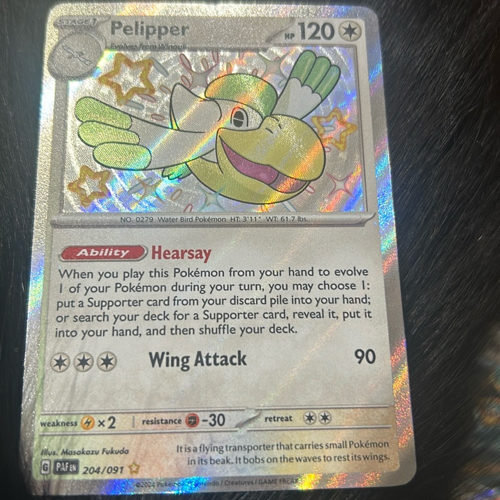 I’m selling a pokèmon card